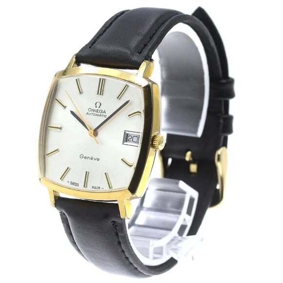 OMEGA Geneve 162.0052 Square Date cal.1012 Silver Dial Automatic Men's_846699 - Picture 1 of 8